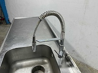 Rvs werktafel met spoelbak - afbeelding 6 van  6