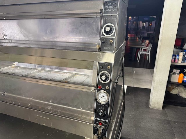 Rvs werktafel met warmhoud kast - warmhoudkast - afbeelding 3 van  5