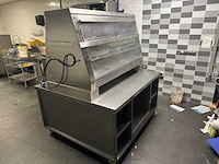 Rvs werktafel met warmhoud kast - warmhoudkast - afbeelding 5 van  5