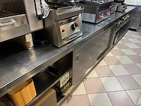 Rvs werktafel met warmhoudkast - afbeelding 3 van  8