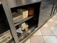 Rvs werktafel met warmhoudkast - afbeelding 7 van  8