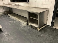 Rvs werktafel met werkblad - afbeelding 3 van  4