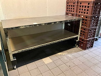 Rvs werktafel (mobiel) - afbeelding 1 van  1