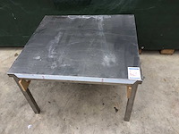 Rvs werktafel/ onderstel - afbeelding 1 van  3