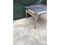 Rvs werktafel/ onderstel - afbeelding 3 van  3