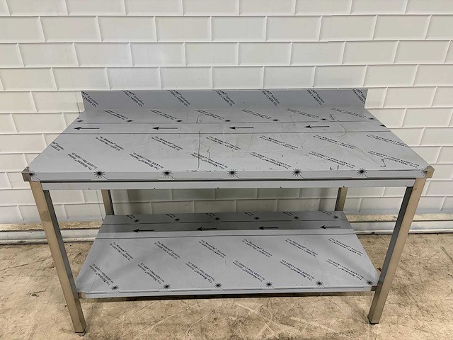 Rvs werktafel ongebruikt - afbeelding 3 van  4
