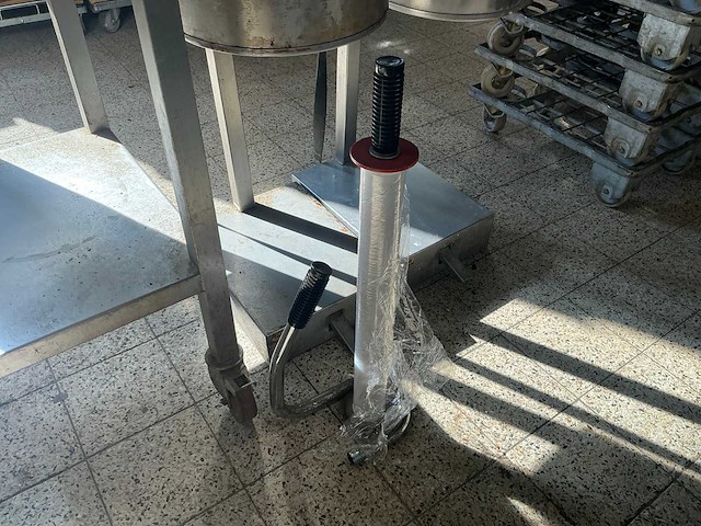 Rvs werktafel + vuilniszakhouder - afbeelding 3 van  5