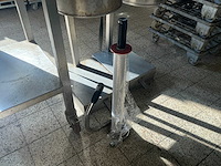 Rvs werktafel + vuilniszakhouder - afbeelding 3 van  5