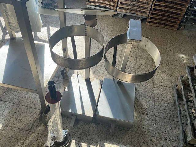 Rvs werktafel + vuilniszakhouder - afbeelding 4 van  5