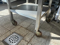 Rvs werktafel + vuilniszakhouder - afbeelding 5 van  5
