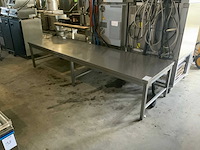 Rvs werktafel - afbeelding 2 van  6