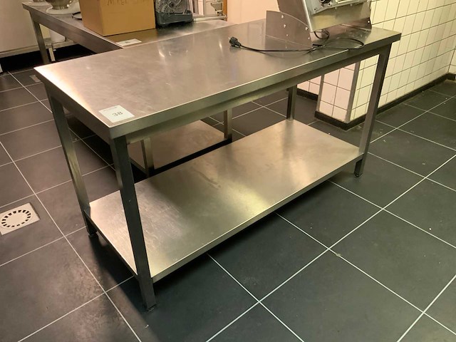 Rvs werktafel - afbeelding 1 van  2