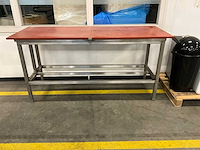 Rvs werktafel - afbeelding 1 van  3