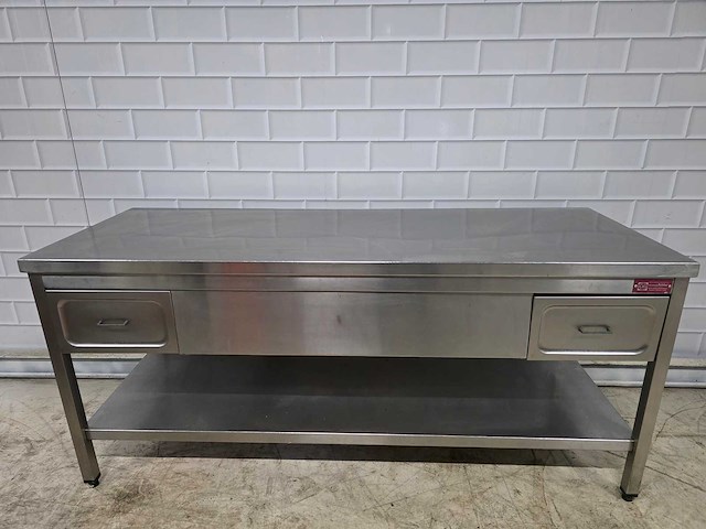 Rvs werktafel - afbeelding 1 van  6