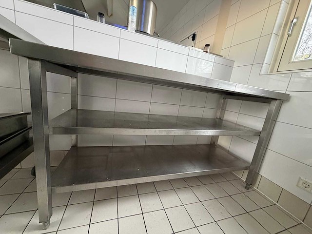Rvs werktafel - afbeelding 2 van  4