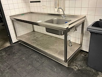 Rvs werktafel - afbeelding 1 van  3