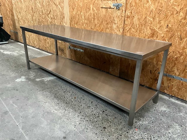 Rvs werktafel - afbeelding 1 van  4