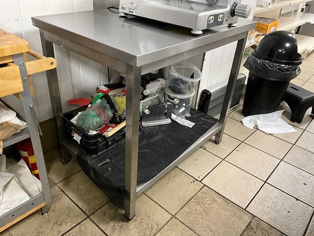 Rvs werktafel - afbeelding 1 van  3
