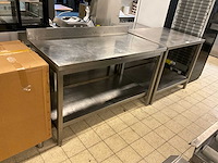 Rvs werktafel - afbeelding 1 van  2