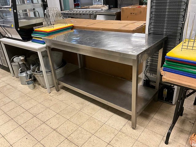 Rvs werktafel - afbeelding 1 van  5