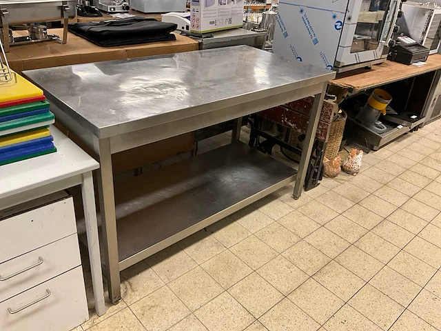 Rvs werktafel - afbeelding 1 van  5