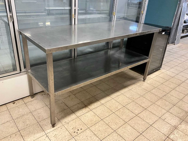 Rvs werktafel - afbeelding 1 van  5