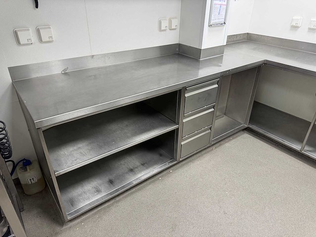 Rvs werktafel - afbeelding 1 van  6