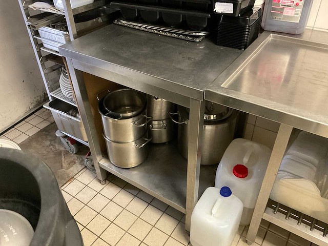 Rvs werktafel - afbeelding 1 van  1