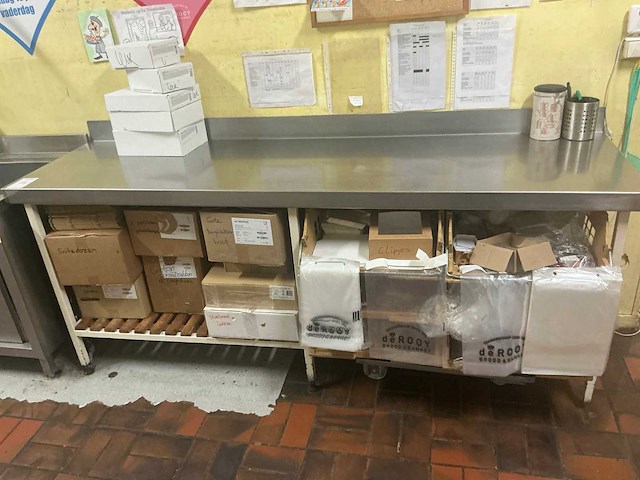 Rvs werktafel - afbeelding 2 van  3