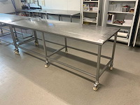 Rvs werktafel - afbeelding 1 van  2