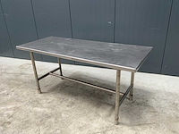 Rvs werktafel - afbeelding 1 van  2