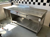 Rvs werktafel - afbeelding 1 van  4