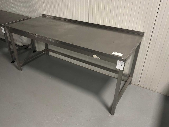 Rvs werktafel - afbeelding 1 van  3