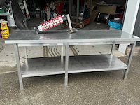 Rvs werktafel - afbeelding 1 van  4