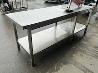 Rvs werktafel - afbeelding 3 van  4