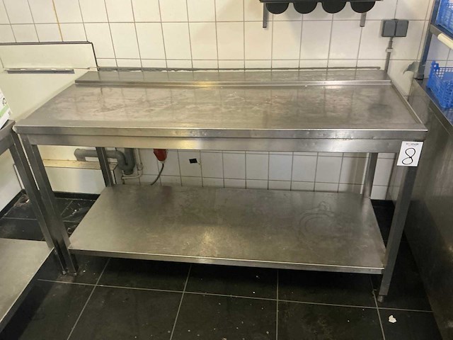 Rvs werktafel - afbeelding 1 van  4