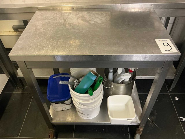 Rvs werktafel - afbeelding 1 van  4