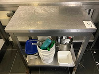 Rvs werktafel - afbeelding 1 van  4