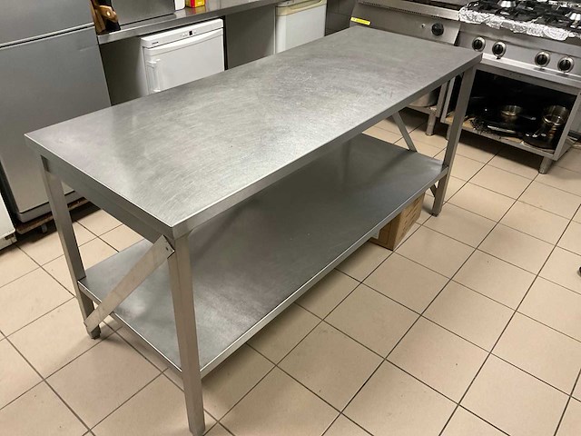 Rvs werktafel - afbeelding 1 van  1