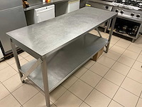 Rvs werktafel - afbeelding 1 van  1