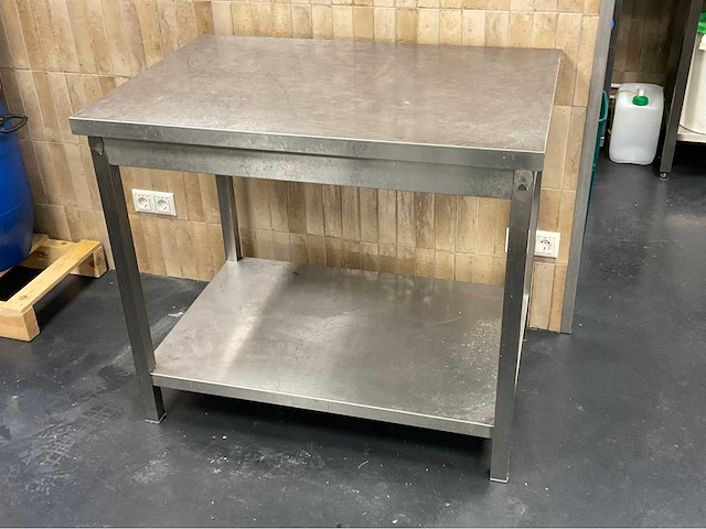 Rvs werktafel - afbeelding 1 van  1