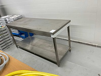 Rvs werktafel - afbeelding 1 van  3
