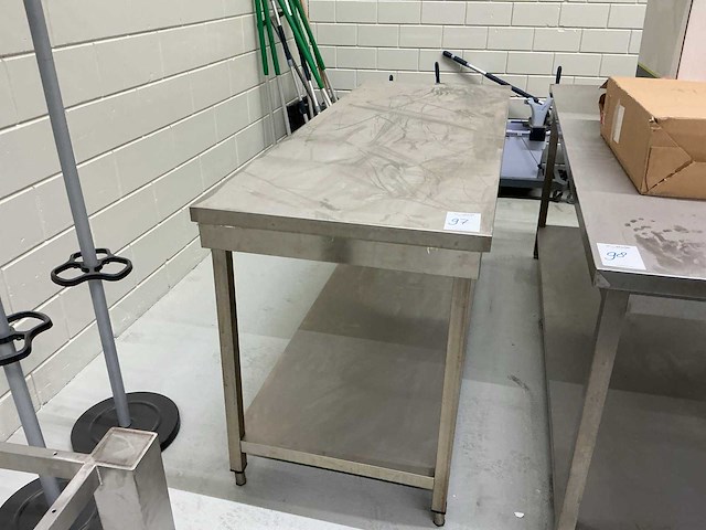 Rvs werktafel - afbeelding 1 van  2