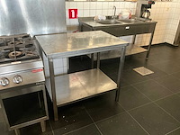 Rvs werktafel
