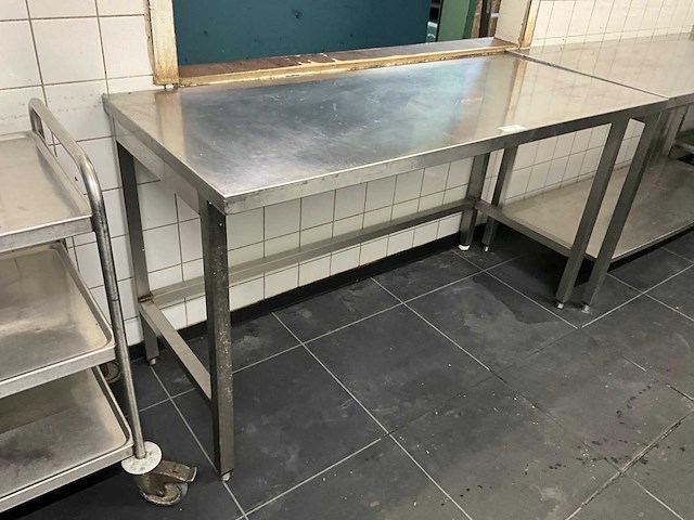 Rvs werktafel - afbeelding 2 van  6