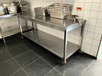 Rvs werktafel - afbeelding 1 van  9