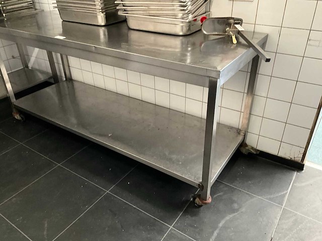 Rvs werktafel - afbeelding 2 van  9