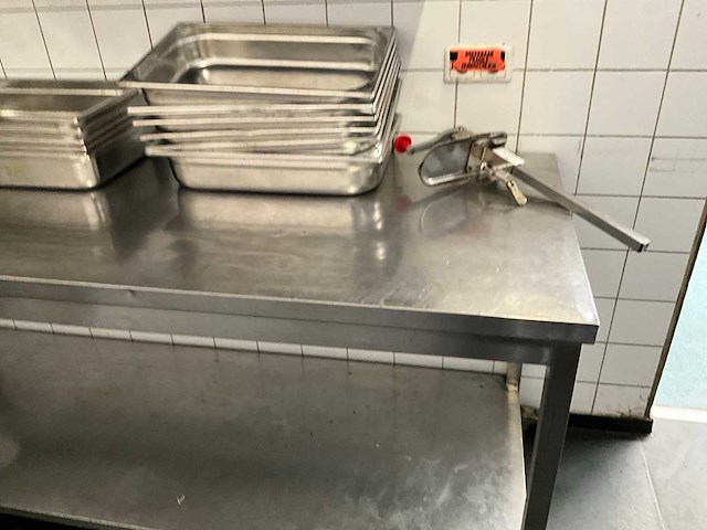Rvs werktafel - afbeelding 4 van  9