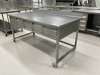 Rvs werktafel - afbeelding 3 van  7
