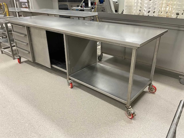 Rvs werktafel - afbeelding 3 van  9